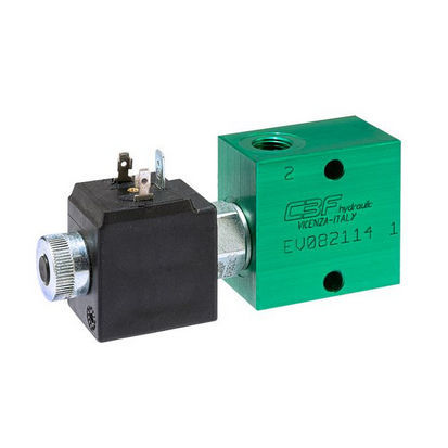 Électrovanne à commande directe - EV-08-2X - CBF S.r.l. - 2/2 voies / hydraulique / huile