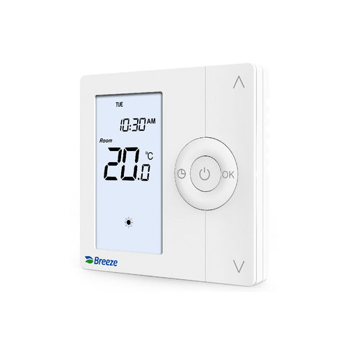 Thermostat programmable - BC203-E - Beijing Breeze Technology Co.,Ltd - mural / à membrane affleurante / montage en surface