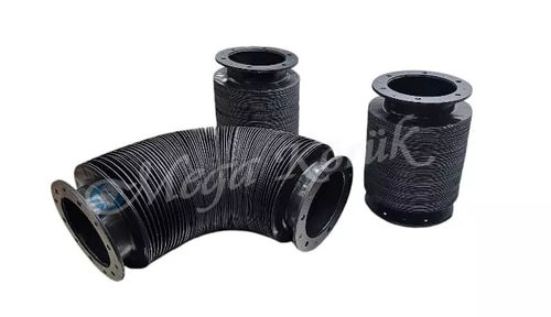 Soufflet de protection rond - Mega bellows - en matière plastique