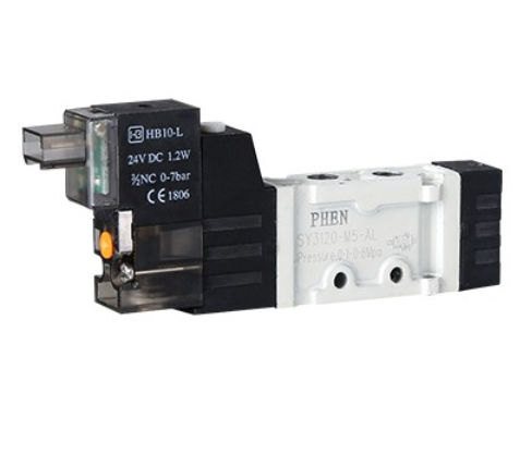 Électrovanne à commande directe - SY - Ningbo Phen Automation Co., Ltd - 5 voies / air / de commande