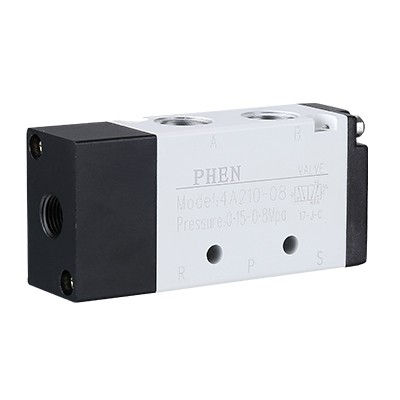 Électrovanne à commande assistée - 4A - Ningbo Phen Automation Co., Ltd - 5 voies / air / en aluminium