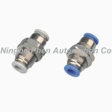 Raccord pour le vide - PM - Ningbo Phen Automation Co., Ltd - push-in / en plastique / de traversée de cloison