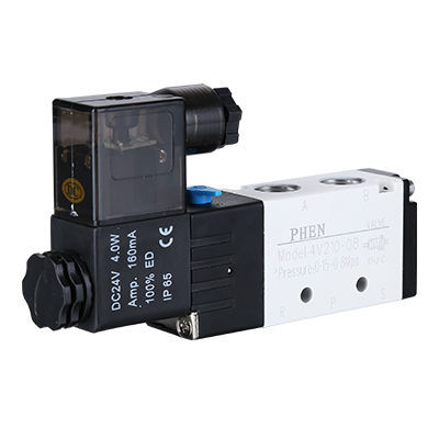 Électrovanne à commande assistée - 3V - Ningbo Phen Automation Co., Ltd - 3/2 / air / IP65