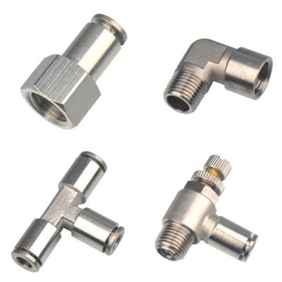Raccord pneumatique - T - Ningbo Phen Automation Co., Ltd - fileté / push-in / en T