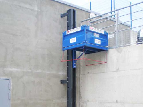 Monte charge électrique - MM - ACI élévation - pour chantier / industriel / à simple colonne