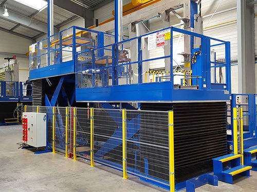 Plateforme élévatrice fixe -  PEP - ACI élévation - pour entrepôt industriel / pour l'aéronautique