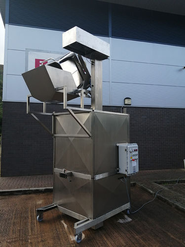 Basculeur électrique - BTM/300/2500/M - Base Handling Products Limited - pour bacs / mobile / ATEX
