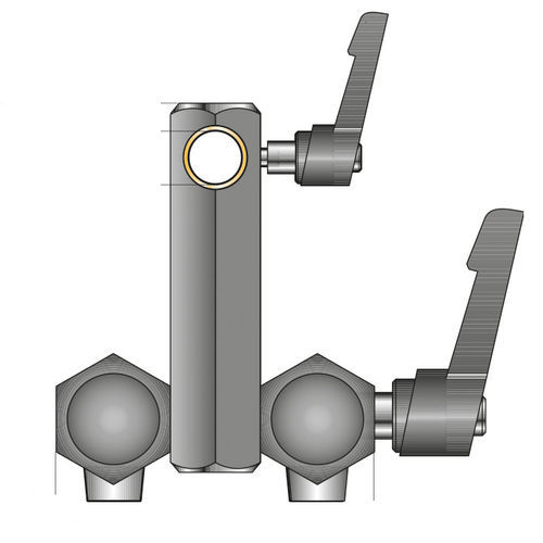 Support pour appareil de mesure - GS PMK-1 - HEXACON - en acier / d'angle / souple