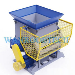 Déchiqueteur primaire - WANROOE-TECH - à 1 arbre / plastique / pour bouteilles PET
