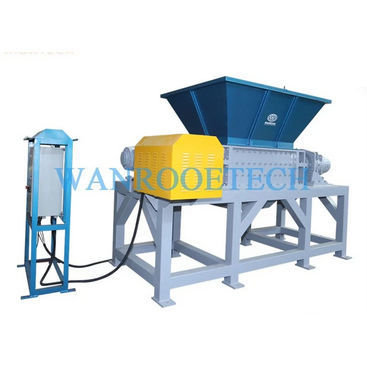 Déchiqueteur primaire - WANROOE-TECH - à 2 arbres / de pneus / compact