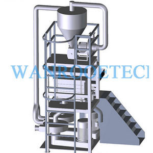 Pulvériseur pour matières plastiques - PNWR series - WANROOE-TECH - à disques / vertical / compact