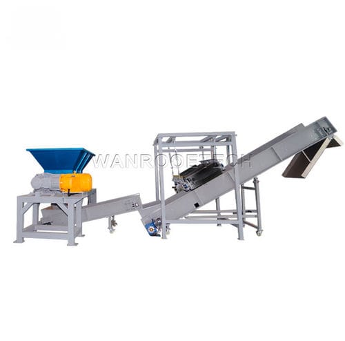 Déchiqueteur primaire - PNDS1 series - WANROOE-TECH - à 2 arbres / pour le bois / pour déchets industriels