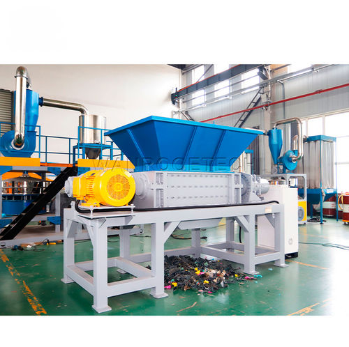 Déchiqueteur primaire - PNSS series - WANROOE-TECH - à 2 arbres / pour déchets ménagers / plastique