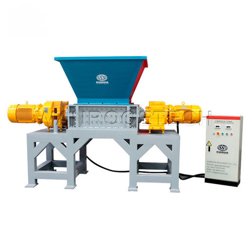 Déchiqueteur primaire - PNSS-1600 - WANROOE-TECH - à 2 arbres / pour fûts