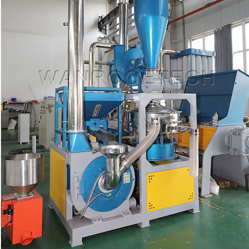 Pulvériseur pour pulvérulent - PNMF series - WANROOE-TECH - pour matières plastiques / à disques / vertical