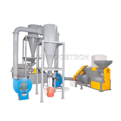 Installation de recyclage de gravats - 300 - WANROOE-TECH - pneus usagés / avec granulation / par broyage