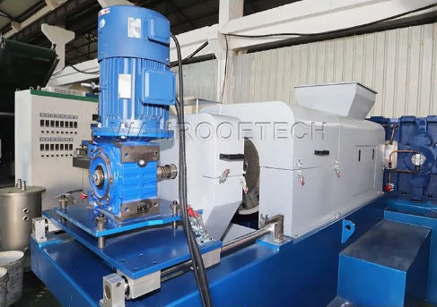 Système de granulation en tête à anneau d'eau - WANROOE-TECH - pour matières plastiques / pour la plasturgie / compact