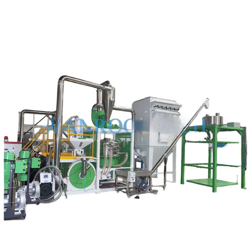 Pulvériseur pour pulvérulent - PNMF series - WANROOE-TECH - pour matières plastiques / à disques / vertical