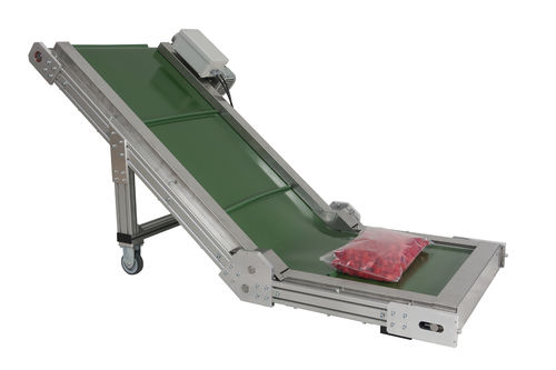 Convoyeur à bande - LC100 - WEBRAPACK Verpackungsmaschinen GmbH - incliné / de transport