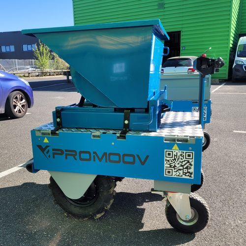 Benne auto-basculante pour déchets - ProMoov module benne - FreeMoov - pour sable / grande capacité / automatique