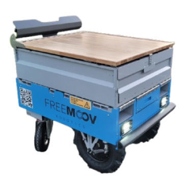 Transporteur électrique de marchandises autoguidé - ProMoov module caisson - FreeMoov
