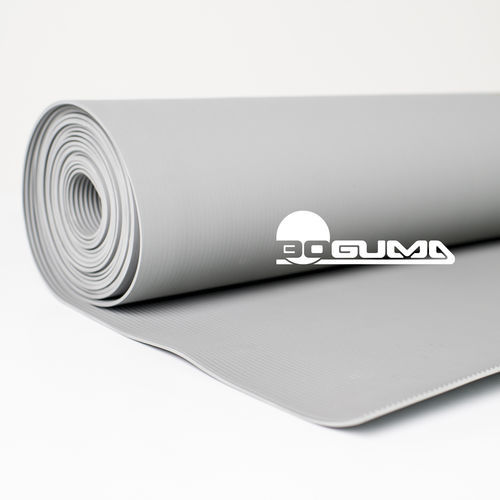 Tapis isolant électrique - DEK2-S7-1 - BOGUMA, s.r.o. - à stries fines / en élastomère / jaune