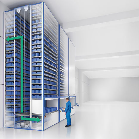 Magasin automatique vertical - Hänel Lean-Lift - VRC WAREHOUSE TECHNOLOGIES - pour entrepôt / pour petites pièces / pour carton