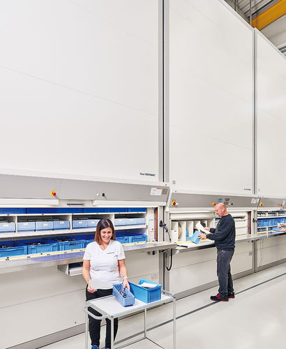 Magasin automatique vertical - Hänel Rotomat - VRC WAREHOUSE TECHNOLOGIES - pour cassette / pour entrepôt / pour petites pièces