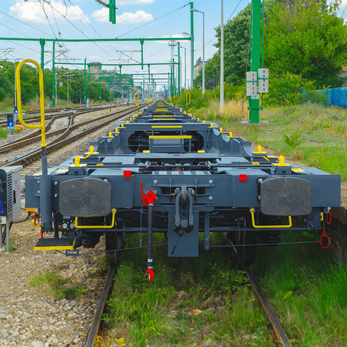 Transporteur à roues - DPW - Kolowag - pour conteneur / pour fortes charges