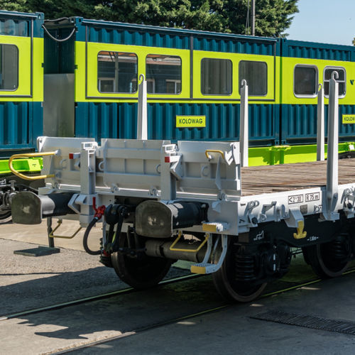 Transporteur à roues - Rns - Kolowag - à plate-forme