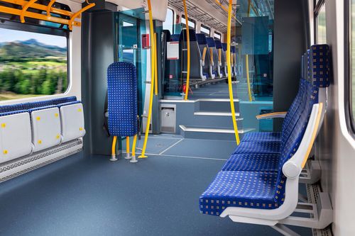 Revêtement de sol pour train en composite - TRAVELLER EVOLUTION - Gerflor - EN 45545 / HL2/HL3 / NFPA 130