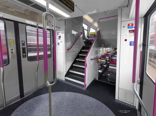 Revêtement de sol pour train en composite - TRAVELLER EVOLUTION - Gerflor - HL2/HL3 / NFPA 130 / EN 45545