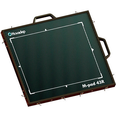 Capteur plan de rayons X - M-pad 43R - Novadep NDT Systems - rayons Gamma / portable / à réseau sans fil
