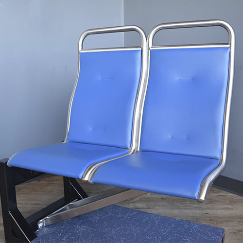 Siège de train classique - Freedman Seating - pour métros / cadre en métal / double