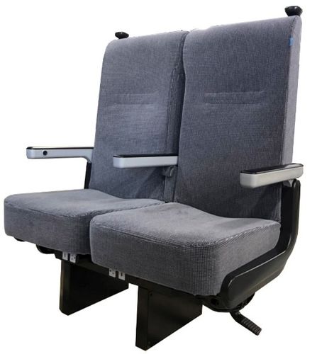Siège de train classique - Advanced Seating Industrial Co. - pour interurbains / double / simple
