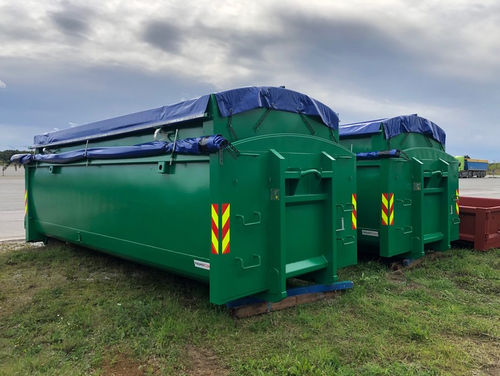 Conteneur à déchets en acier - CLS CORN series - Ecopress group - à chargement vertical / pour déchets ménagers / pour déchets urbains