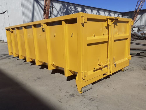 Conteneur à déchets en acier - HL series - Ecopress group - à chargement vertical / pour déchets urbains / sécurisé