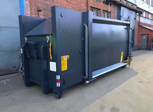 Compacteur de déchets organique - EMC BIO - Ecopress group - mobile / hydraulique / à chargement par le haut