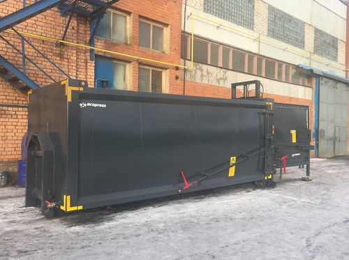 Compacteur de déchets mélangés - ESC COMPACT - Ecopress group - carton / stationnaire / hydraulique