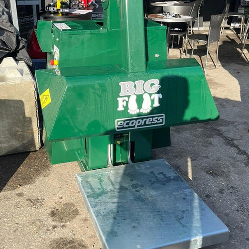Compacteur de déchets mélangés - EBC1100 - Ecopress group - stationnaire / tasseur de poubelle / pour conteneur à déchets