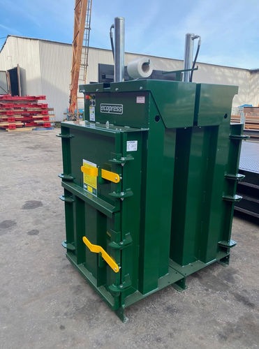 Presse à balles pour carton - EVB 1500 - Ecopress group - pour déchets / verticale / à chargement frontal