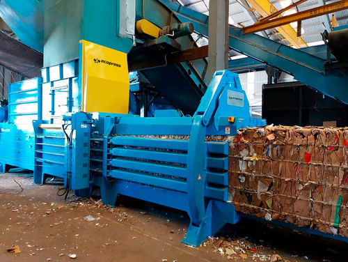 Presse à balles pour déchets - EHB S150 - Ecopress group - horizontale / à canal / automatique