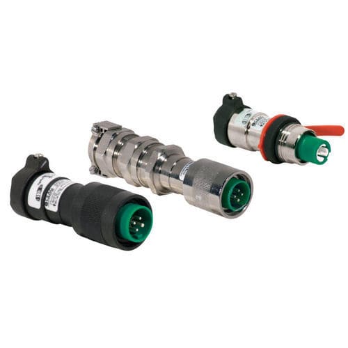 Connecteur d'alimentation électrique - Grupa Wolff - de puissance / 4 pôles / en laiton nickelé