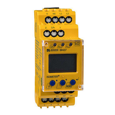 Contrôleur d'isolement pour réseau AC - ISOMETER® IR427 - BENDER GmbH & Co KG - avec mesure de la température / à sortie numérique