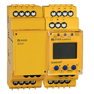Contrôleur d'isolement DC - ISOMETER® isoBAT425  - BENDER GmbH & Co KG - RS485 / Modbus RTU