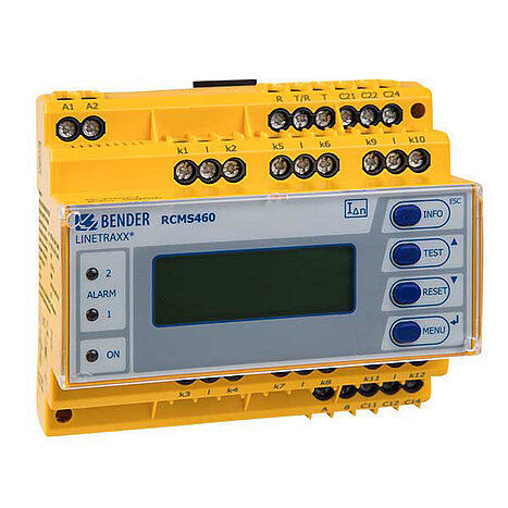 Système de surveillance du courant résiduel - LINETRAXX® RCMS460-D - BENDER GmbH & Co KG - de transformateur / RS-485 / en continu