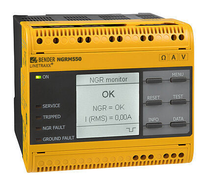 Système de surveillance de résistance de mise à la terre - LINETRAXX® NGRM550 - BENDER GmbH & Co KG - de transformateur / Ethernet / IP