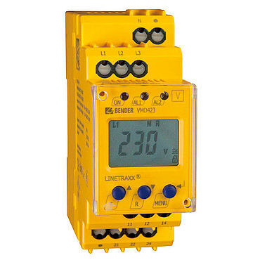 Relais de surveillance de fréquence - LINETRAXX® VMD423/VMD423H - BENDER GmbH & Co KG - d'ordre de phases / d'absence de phases / de déséquilibre de phases