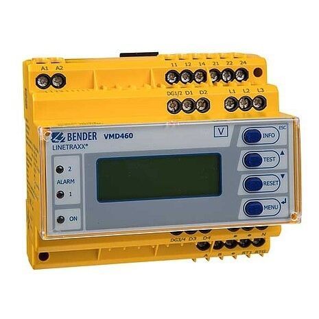 Relais de surveillance de tension - LINETRAXX® VMD460-NA - BENDER GmbH & Co KG - de fréquence / sur rail DIN / RS485