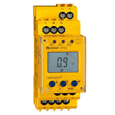 Relais de surveillance de tension - LINETRAXX® GM420 - BENDER GmbH & Co KG - AC / pour moteur électrique / sur rail DIN